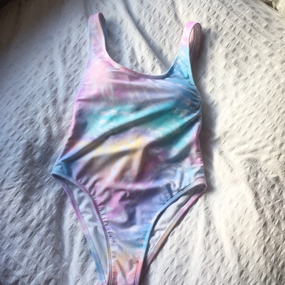 Pastel tye-dye One piece swimsuit